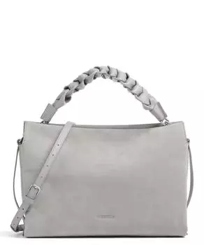 Сумка через плечо Boheme Suede из матовой яловой кожи Coccinelle, серый