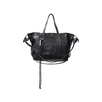 Сумка через плечо Boris Bidjan Saberi 48H Horse Skin Weekender Shoulder Bag, черный