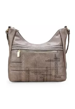 Сумка через плечо Bosanova с большим отсеком, серо-коричневый