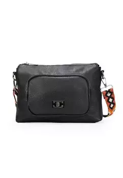 Сумка через плечо Bosanova с рашитым ремешком, черный