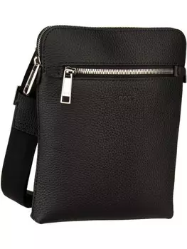 Сумка через плечо BOSS Crosstown Single Zip Envelope, черный