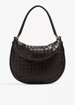 Сумка через плечо Bottega Veneta Gemelli Medium, коричневый
