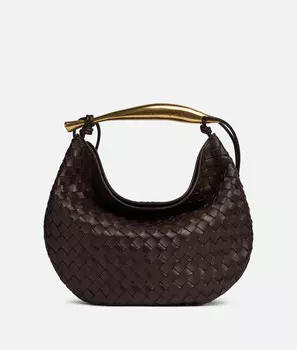 Сумка через плечо Bottega Veneta, карамельный