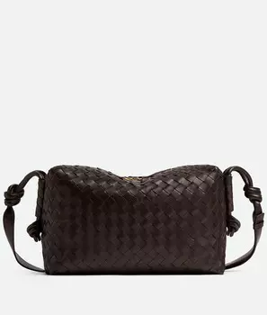 Сумка через плечо Bottega Veneta, карамельный