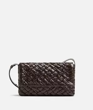 Сумка через плечо Bottega Veneta, карамельный