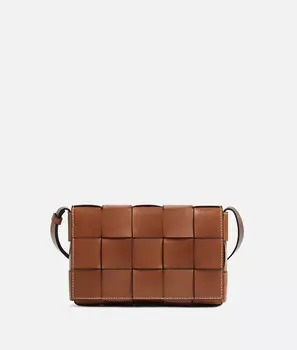 Сумка через плечо Bottega Veneta, коричневый/натуральный/кремовый