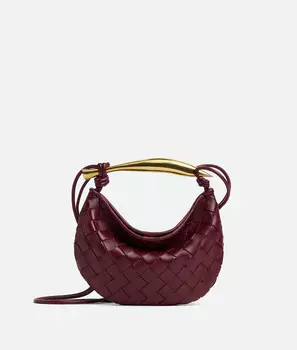 Сумка через плечо Bottega Veneta, красный