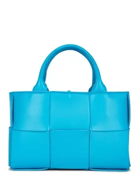 Сумка через плечо Bottega Veneta Mini Arco Tote, цвет Pool & Gold