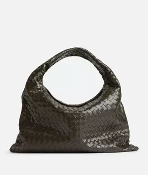 Сумка через плечо Bottega Veneta, нейтральный/серо-зеленый