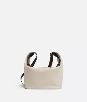 Сумка через плечо Bottega Veneta, серо-бежевый/кремовый