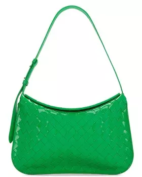 Сумка через плечо Bottega Veneta Small Metal Loops, цвет Parakeet & Gold