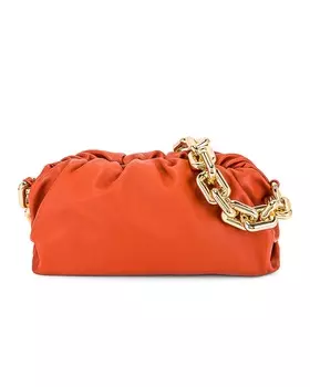 Сумка через плечо Bottega Veneta The Chain Pouch, цвет Maple & Gold