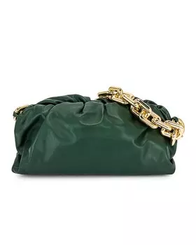 Сумка через плечо Bottega Veneta The Chain Pouch, цвет Raintree & Gold