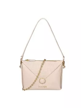 Сумка через плечо Braccialini, бежевый