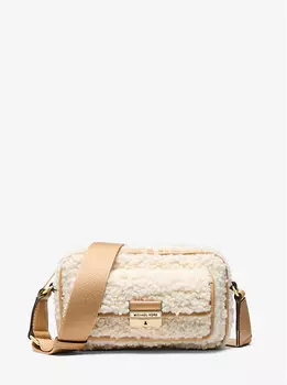 Сумка через плечо Bradshaw очень маленького размера из искусственной овчины Michael Kors, оранжевый