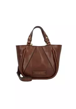 Сумка через плечо Brigida кожаная 23 см THE BRIDGE, цвет Marrone