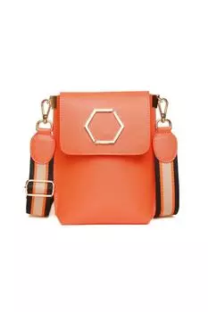 Сумка через плечо Brompton для телефона ALICE WHEELER LONDON, оранжевый