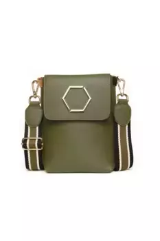 Сумка через плечо Brompton для телефона ALICE WHEELER LONDON, зеленый