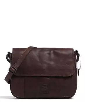 Сумка через плечо Bronco из мелкозернистой кожи Spikes & Sparrow, коричневый