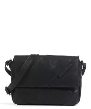 Сумка через плечо Bronco из мелкозернистой кожи Spikes & Sparrow, черный