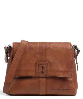 Сумка через плечо Bronco из мелкозернистой кожи Spikes & Sparrow, коричневый