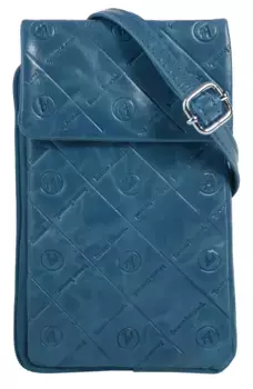 Сумка через плечо Bruno Banani, натуральная кожа, синий