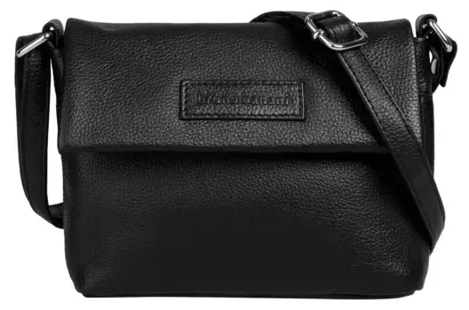 Сумка через плечо Bruno Banani, натуральная кожа, черный