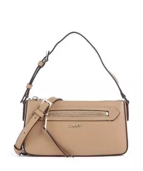 Сумка через плечо Bryant из коровьей кожи Dkny, коричневый