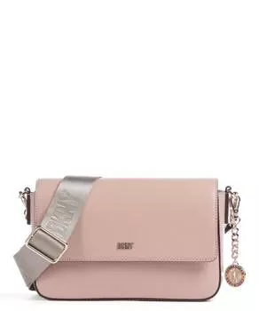 Сумка через плечо Bryant из зернистой яловой кожи. Dkny, розовый