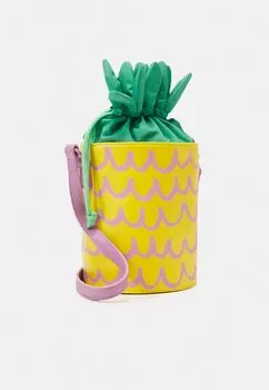 Сумка через плечо BUCKET BAG PLEATHER UNISEX Stella McCartney Kids, цвет yellow