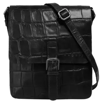 Сумка через плечо bugatti "NEVIO", натуральная кожа, черный