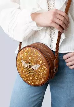 Сумка через плечо BUMBLE CIRCLE - Across body bag FABLE ENGLAND, коричневый