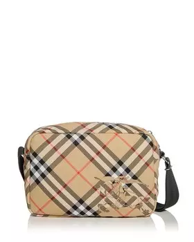 Сумка через плечо Burberry Essential в клетку, коричневый/бежевый