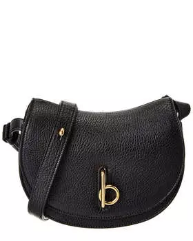 Сумка через плечо Burberry Rocking Mini из кожи, черный