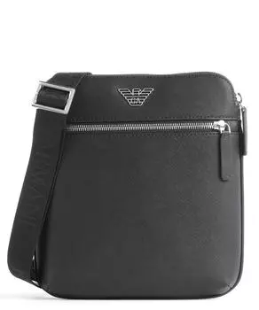 Сумка через плечо Business Regenerated из искусственной кожи Emporio Armani, черный
