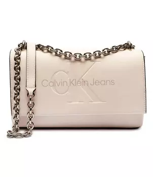 Сумка через плечо CALVIN KLEIN JEANS, бежевый