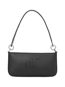 Сумка через плечо CALVIN KLEIN JEANS DEBOSS, черный