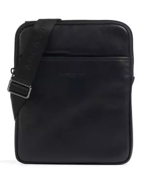 Сумка через плечо Capital из мелкозернистой яловой кожи Lancaster, черный