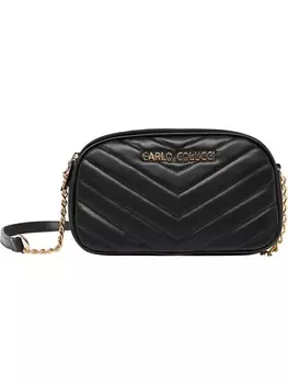 Сумка через плечо Carlo Colucci Crossbody Bag Domaneggi, черный