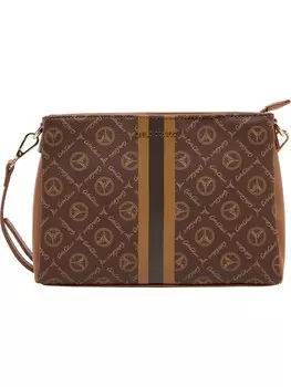 Сумка через плечо Carlo Colucci Crossbody Bag Farina, цвет chocolate/umbra