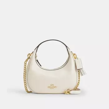 Сумка через плечо Carmen Mini COACH, цвет gold/pearl