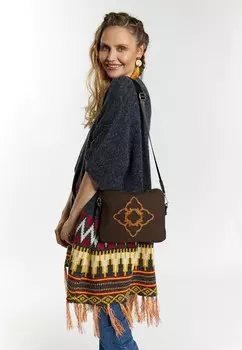 Сумка через плечо CARNEA usha, темно-коричневый