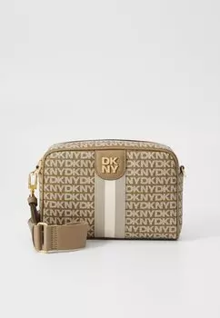 Сумка через плечо CAROL CAMERA BAG DKNY, светло-коричневый
