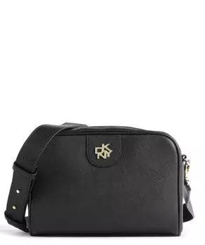 Сумка через плечо Carol из воловьей кожи Dkny, черный