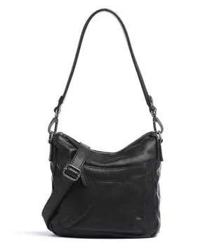 Сумка через плечо Caroline из зернистой яловой кожи. The Chesterfield Brand, черный