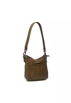 Сумка через плечо Caroline кожаная 23 см The Chesterfield Brand, цвет Olive Green