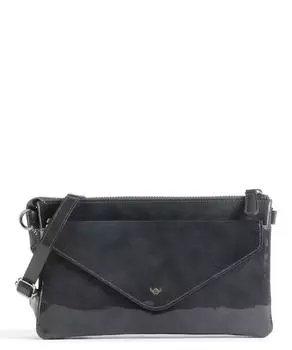 Сумка через плечо Carrara RFID из лакированной кожи Golden Head, серый