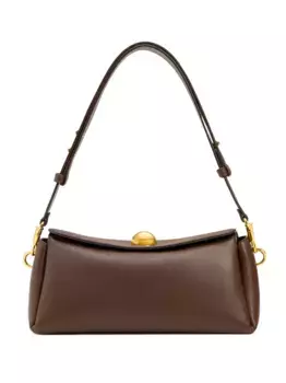 Сумка через плечо Carrousel AMI Paris, коричневый