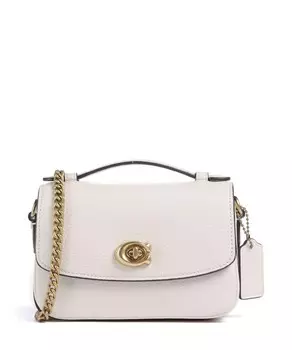 Сумка через плечо cassie 17 из зерненой коровьей кожи Coach, белый