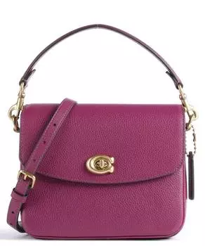 Сумка через плечо Cassie 19 из зерненой коровьей кожи Coach, фиолетовый